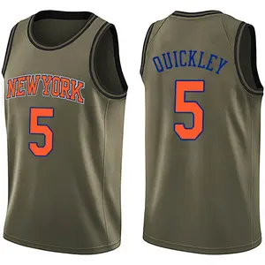 Knicks Guard Immanuel Quickley Played In A Misspelled Jersey